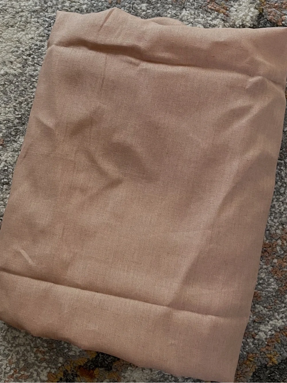NEW Quince European Linen Shower Curtain, Desert Sunset